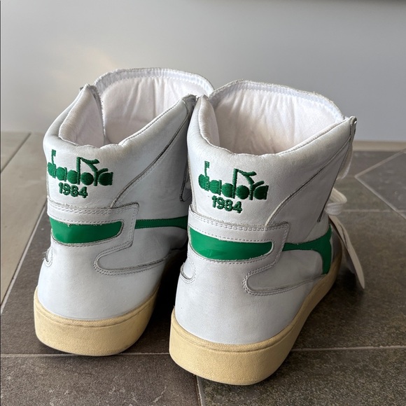 NWT Diadora Mi Basket High Top Leather Shoes Size 12. main image 4